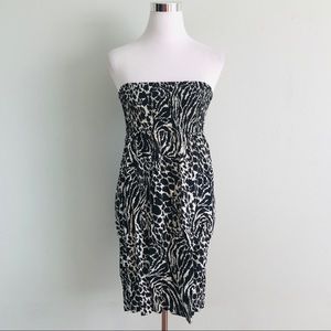 Animal print bathing suit cover up